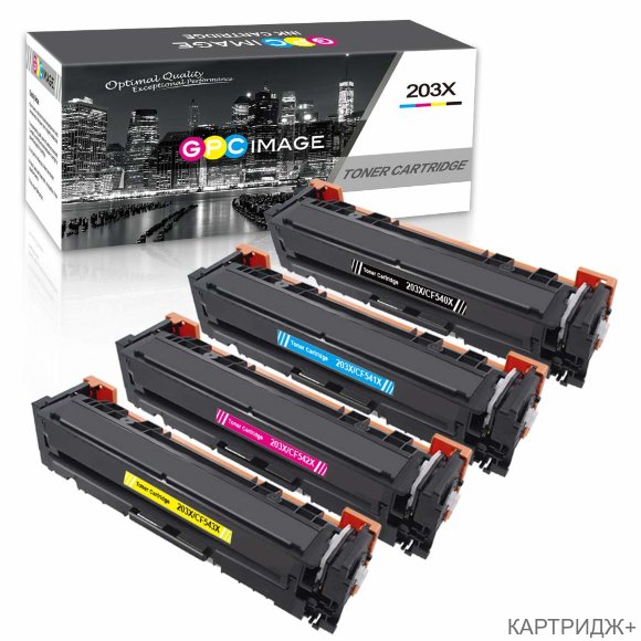 Картридж HP 203X лазерный желтый увеличенной емкости (2500 стр) CF542X