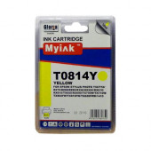 Картридж для (t0814/t0824) epson r270/390/rx590/tx700/1410 yellow (16ml, dye) myink Картридж для (t0814/t0824) epson r270/390/rx590/tx700/1410 yellow (16ml, dye) myink