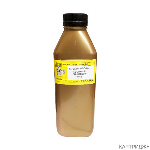 Тонер для hp color lj cp 6015/cm 6030/6040 (фл,340,желтый,chemical mki) gold atm Тонер для hp color lj cp 6015/cm 6030/6040 (фл,340,желтый,chemical mki) gold atm