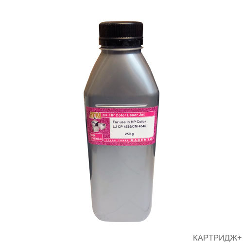 Тонер для hp color lj cp 4525/cm4540 (фл,250,кр,polyester,tmc040, imex) silver atm