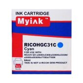 Картридж гелевый для ricoh aficio gx e5550n type gc 31c cyan (64ml, pigment) myink Картридж гелевый для ricoh aficio gx e5550n type gc 31c cyan (64ml, pigment) myink