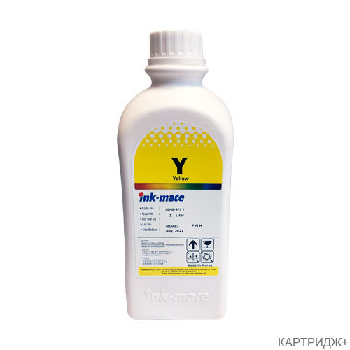 Чернила для hp (973) x452dw/x477dw/x577dw/x576dw  (1л,yellow, pigment) him-973py ink-mate