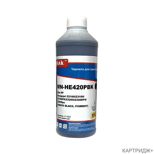 Чернила для hp ( 70) c9449a z2100, z3100, z3100ps, z3200, z3200ps, z5200ps (1л,photo black, pigment) he420pbk myink Чернила для hp ( 70) c9449a z2100, z3100, z3100ps, z3200, z3200ps, z5200ps (1л,photo black, pigment) he420pbk myink
