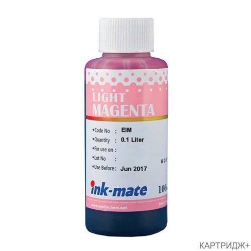 Чернила для epson (t0826/t0816/t0806) st photo r270/390/rx590/t50/p50 (100мл, light magenta, dye) eim-290lm  ink-mate