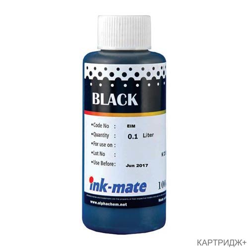 Чернила для epson (t6641) l100/ l200 (100мл, black, dye) eim-200a ink-mate