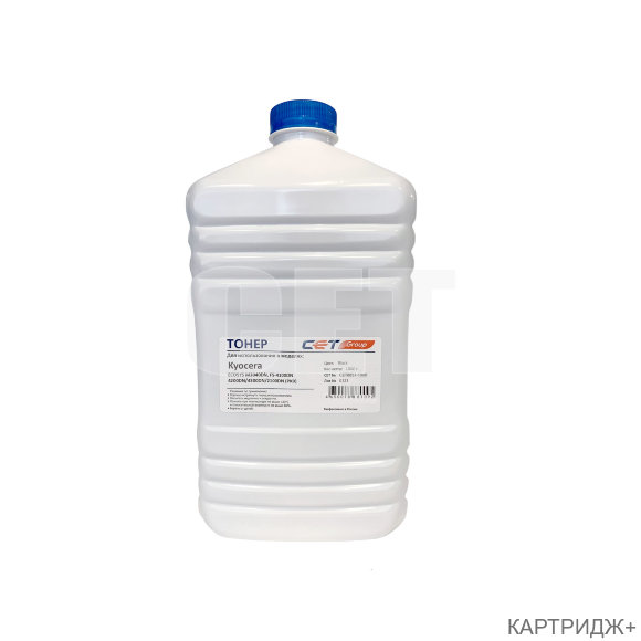 Тонер для kyocera fs-4200/4300/fs-2100/fs-4100/m3040 (tk-3100/tk-3110/tk-3130)/pk9 (фл,1кг,pk9) (cet), cet8857-1000 Тонер для kyocera fs-4200/4300/fs-2100/fs-4100/m3040 (tk-3100/tk-3110/tk-3130)/pk9 (фл,1кг,pk9) (cet), cet8857-1000