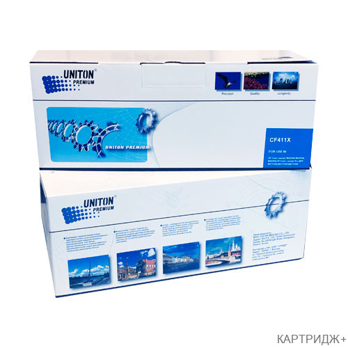 Картридж для hp color lj m452/m477 cf411x (410x) синий (5k) uniton premium