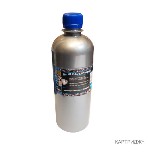 Тонер для hp color lj m452/m477 (фл,100,син,polyester,tmc040 imex) silver atm