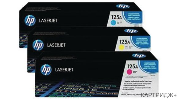 Картридж HP 125A лазерный желтый (1400 стр) CB542A