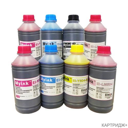 Чернила для epson ecotank (t00r440) et-7700/7750/l7160/l7180 (70мл,yellow,dye) myink