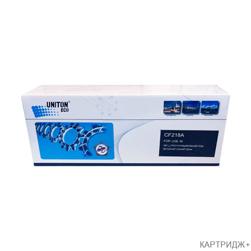 Картридж для hp lj m104, mfp m132 cf218a (1,4k) uniton eco