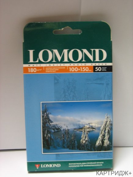 Lomond  Матовая бумага  10х15  / 180 /50 л. (0102063)