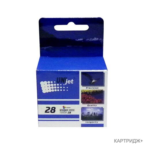 Картридж для ( 28) hp dj 3325/3420  c8728а color (14ml) unijet