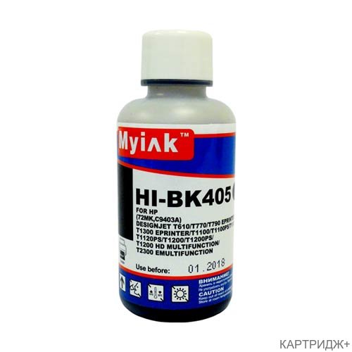 Чернила для (hp 72, hp 10 hp 11, hp 82, hp 88, hp 727, hp 764) (100мл, matte black, pigment) hi-bk405 everbrite™ myink Чернила для (hp 72, hp 10 hp 11, hp 82, hp 88, hp 727, hp 764) (100мл, matte black, pigment) hi-bk405 everbrite™ myink