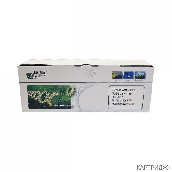 Тонер-картридж для (tk-1140) kyocera fs-1035mfp/fs-1135mfp/m2035/m2535dn (7,2k,ued-01 tomoegawa) uniton premium green line (eco protected)
