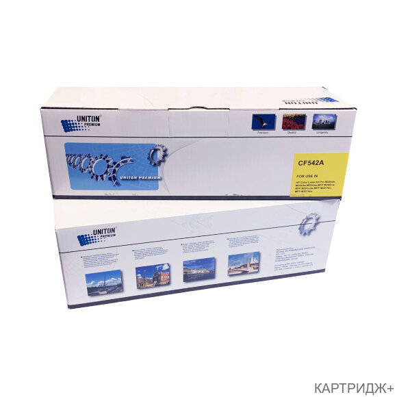 Картридж для hp color lj m254/m280/ m281  cf542a (203a) желтый (1,3k) uniton premium