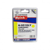 Картридж для (951xl) hp officejet pro 8100/8600/8600plus/8610/8615/8620/8625/8630/8640/8660 hp officejet pro 251dw/276dw cn048ae yellow (26ml, pigment) myink Картридж для (951xl) hp officejet pro 8100/8600/8600plus/8610/8615/8620/8625/8630/8640/8660 hp officejet pro 251dw/276dw cn048ae yellow (26ml, pigment) myink